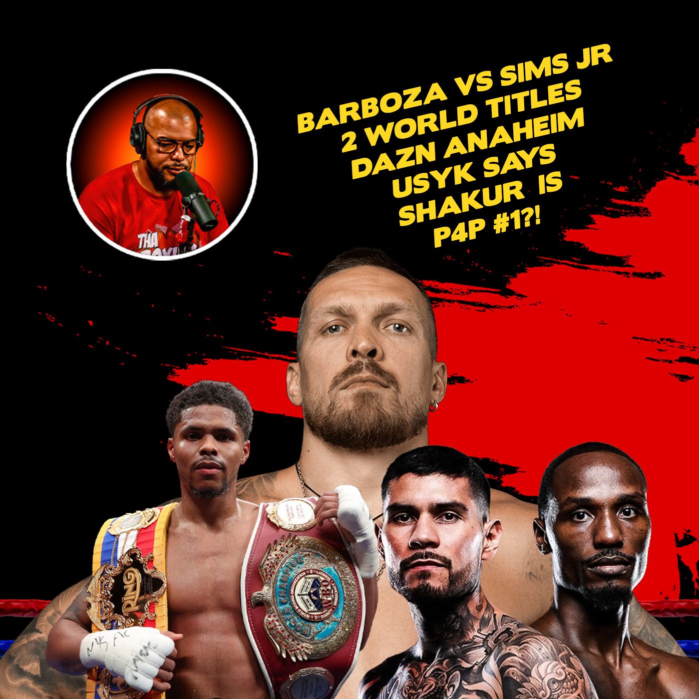 ☎️Barboza vs Sims Jr + Collazo, Fundora Titles | Predictions & Usyk Says Shakur is P4P #1🔥