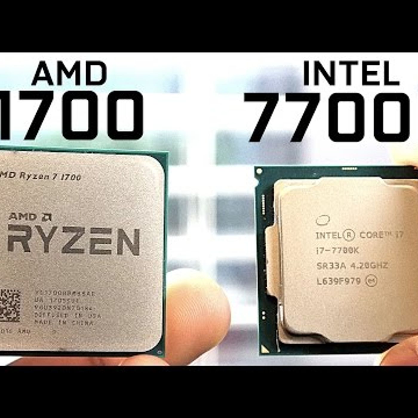 AMD 1700 vs Intel 7700K - CPU Comparison episode artwork
