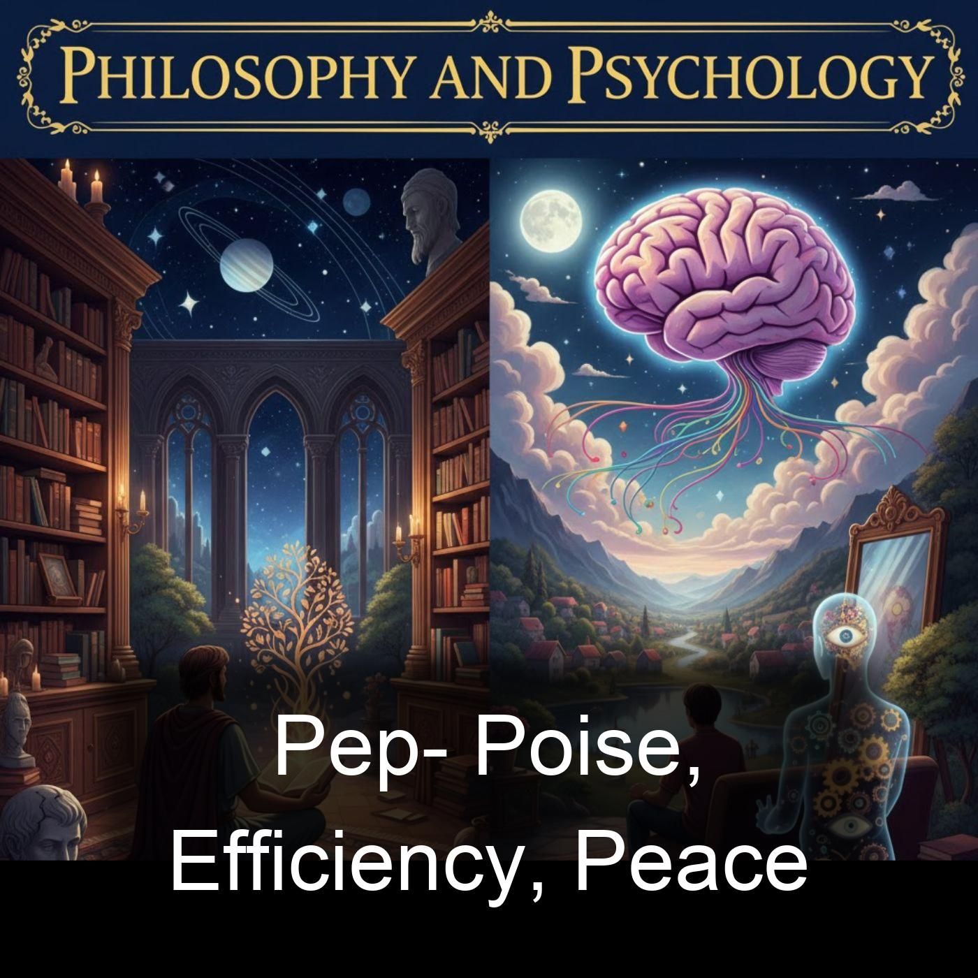 Pep- Poise, Efficiency, Peace cover art