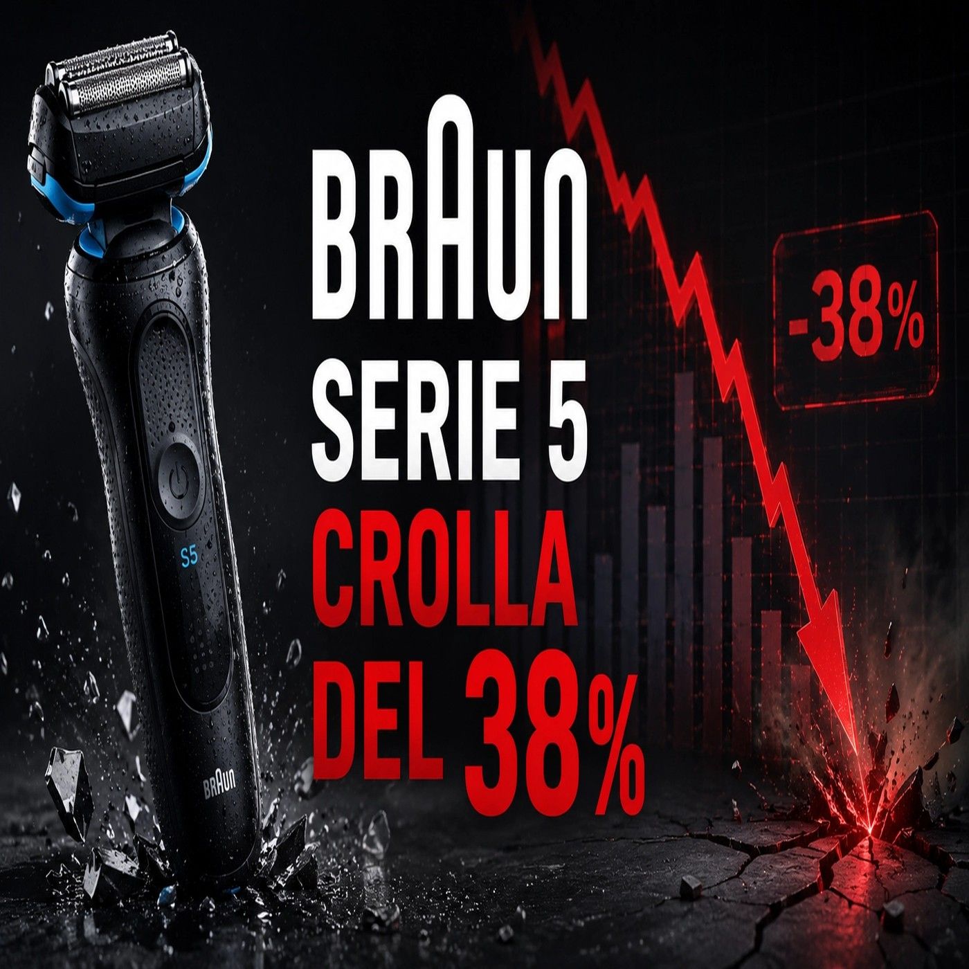 Braun Serie 5 crolla del 38%- rasoio elettrico a prezzo pazzesco su Amazon episode artwork