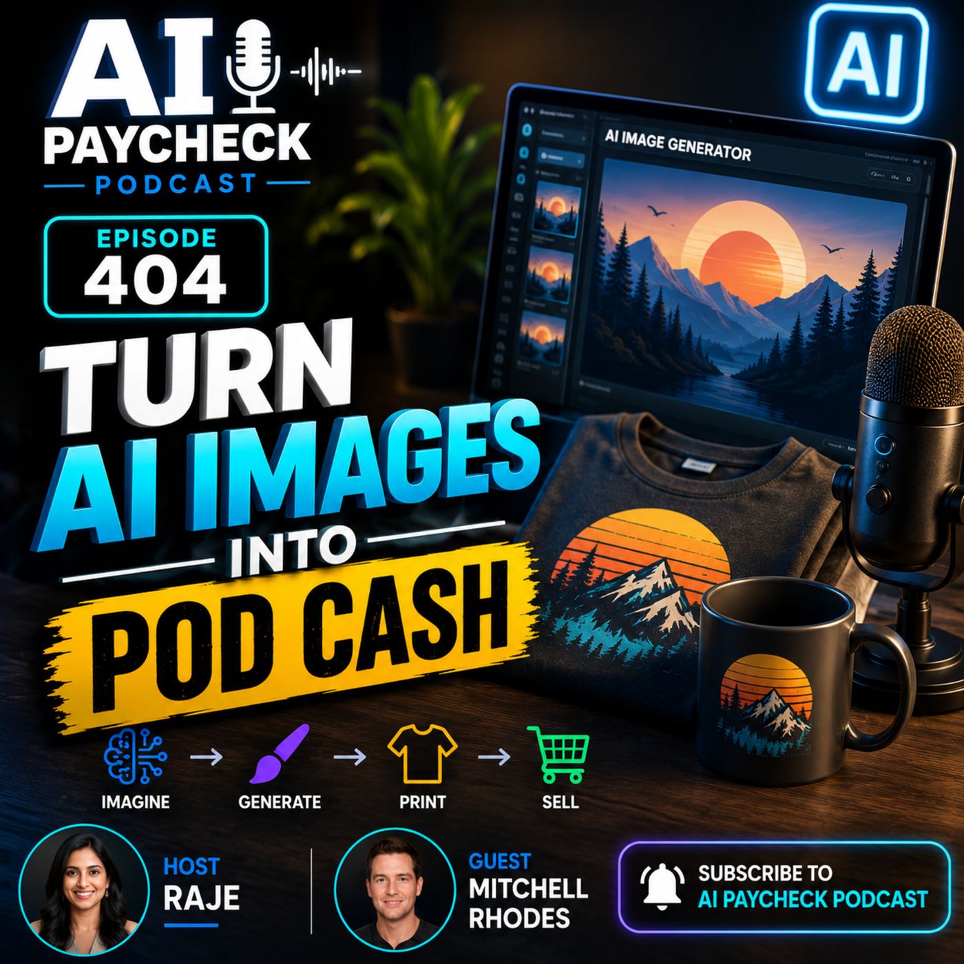 Turn AI Images into POD Cash