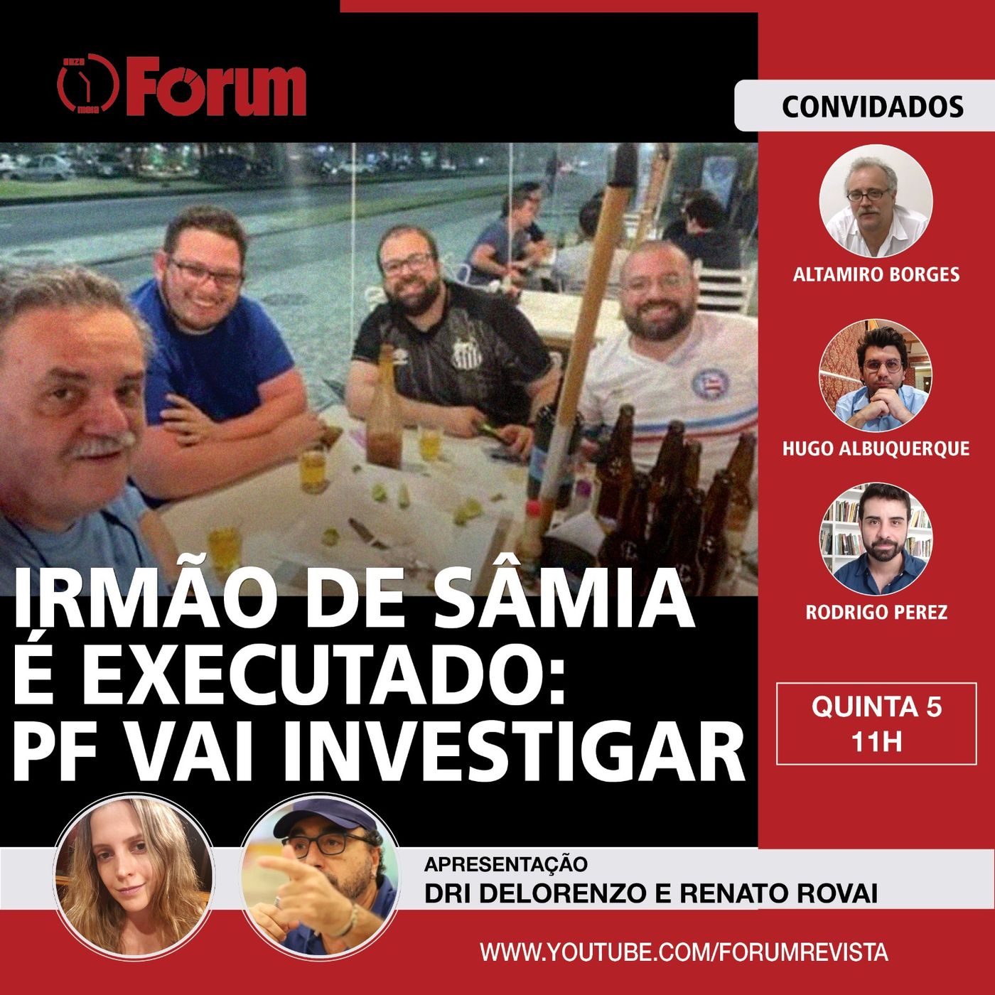 Médicos mortos a tiros em quiosque no Rio, uma das vítimas é irmão de Sâmia Bomfim episode artwork