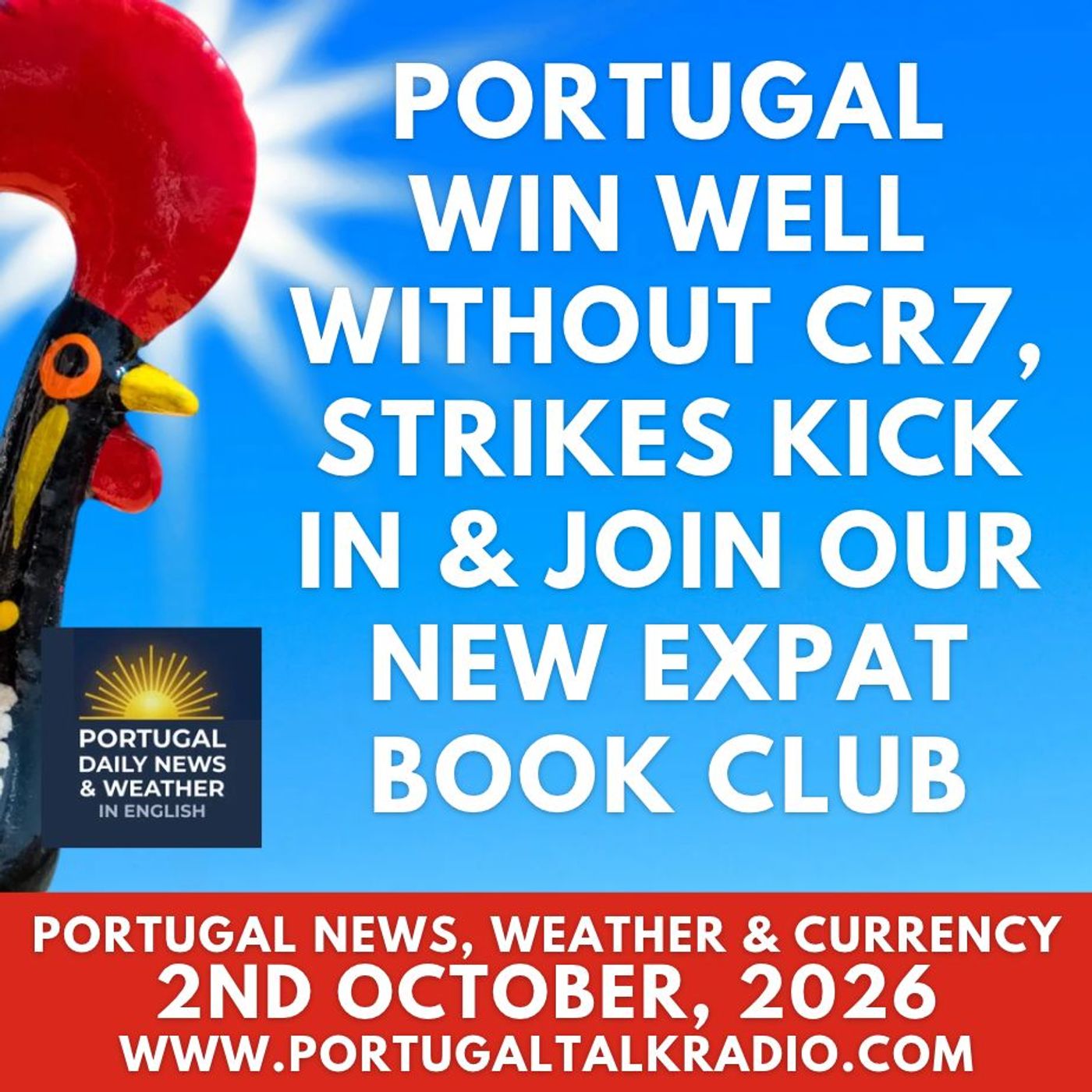 Portugal win well without CR7, strikes kick in & join our new expat book club!