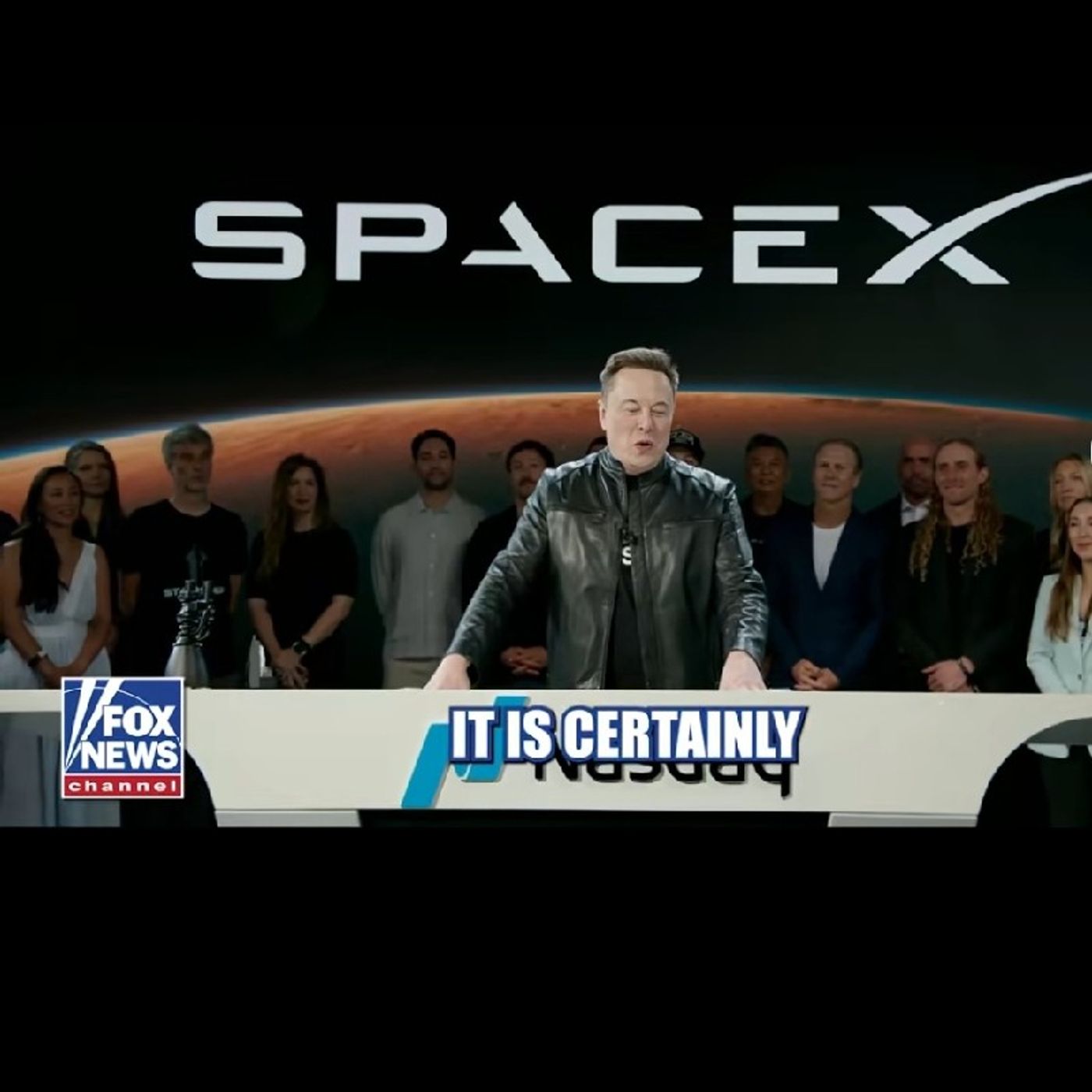 You must be smoking some really good crack." That's how Elon Mus episode artwork