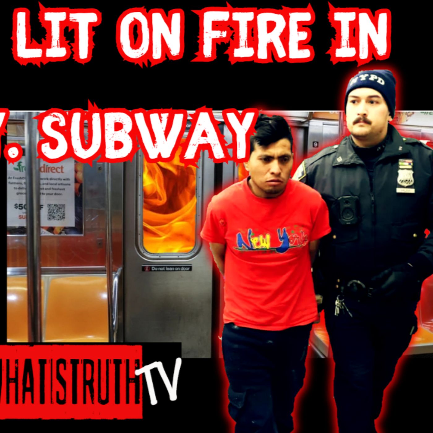 Discussing Woman Lit on Fire on NY Subway on AM Wake Up W/ Steve Poikonen and Teace Snyder episode artwork