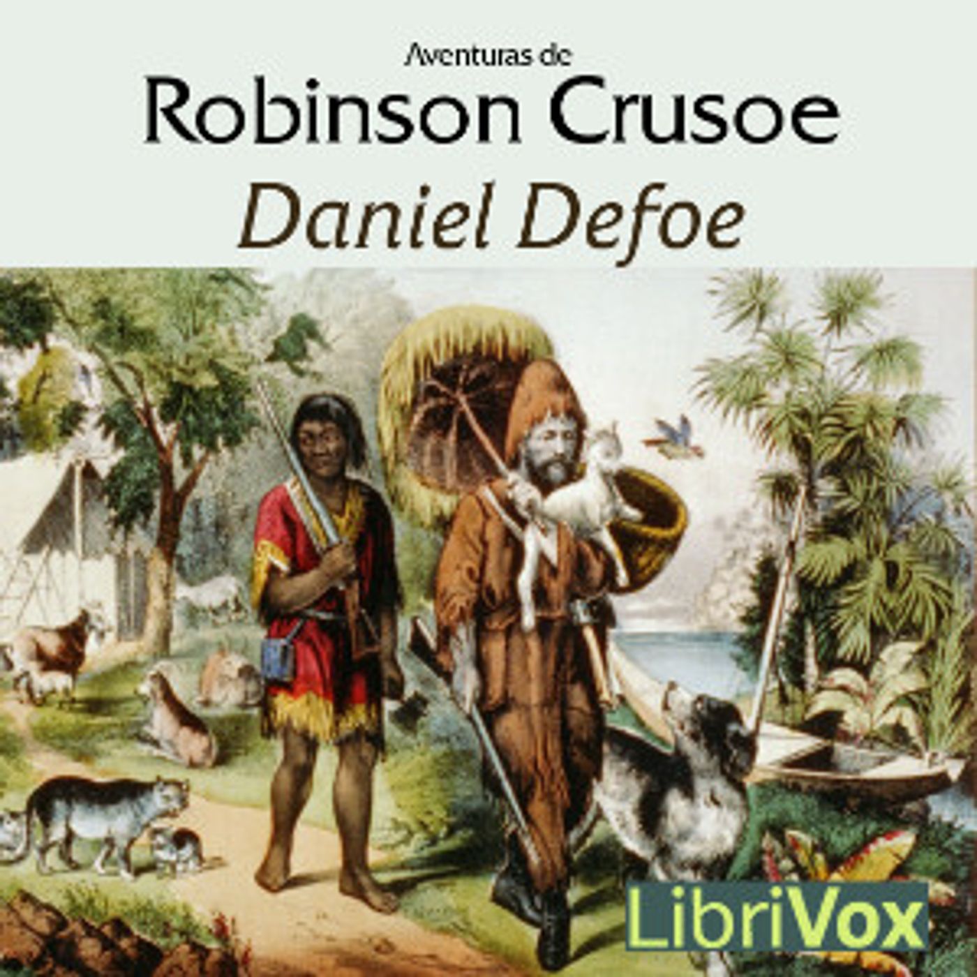 Daniel Defoe  - Aventuras de Robinsón Crusoe cover art