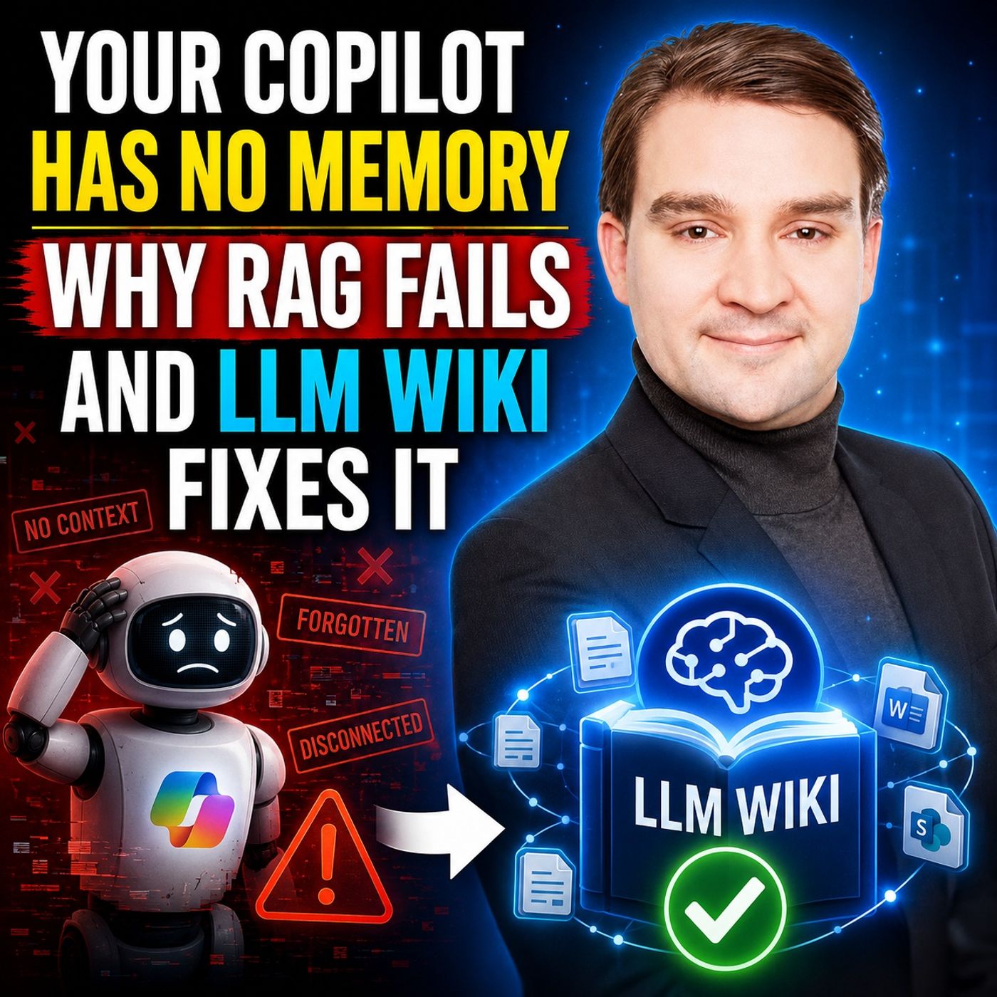 Your Copilot Has No Memory — Why RAG Fails and LLM Wiki Fixes It