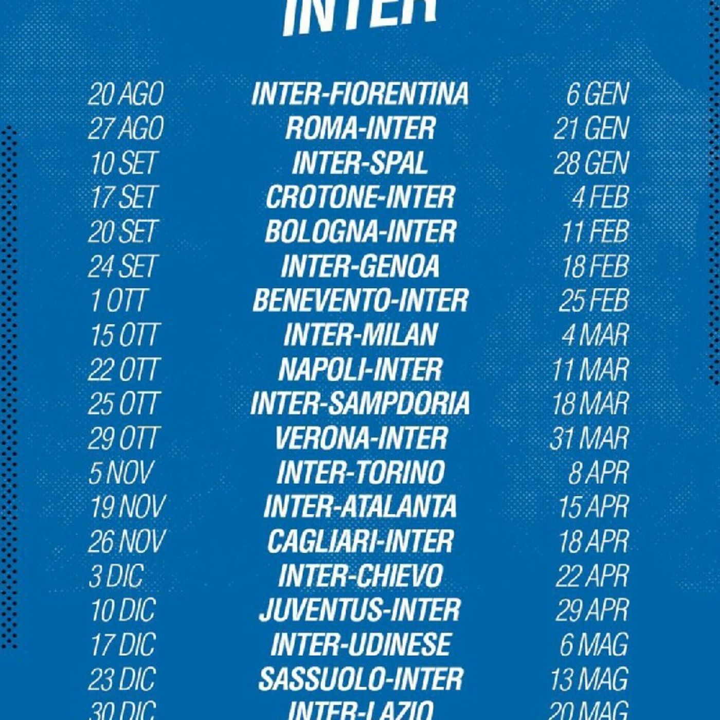 (Radio Nerazzurra) Commento Del Calendario Di Serie A 2017/2018 episode artwork