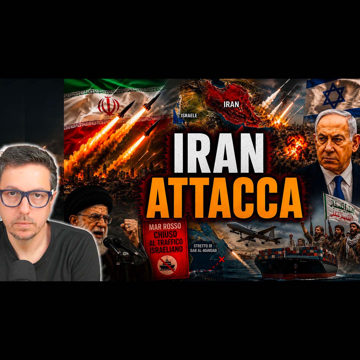 IRAN ATTACCA: È GUERRA TOTALE? TRE ONDATE SU ISRAELE, CHIUSO IL MAR ROSSO