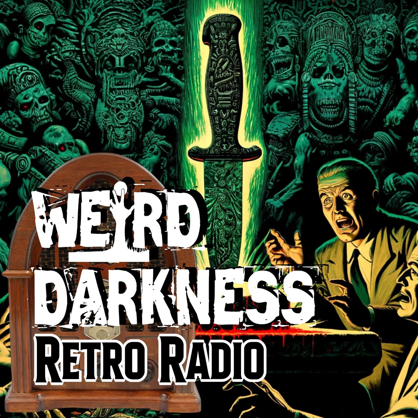 The Aztec God of War Demands Blood From THE KNIFE OF SACRIFICE! #RetroRadio EP0309 #WeirdDarkness - podcast episode cover