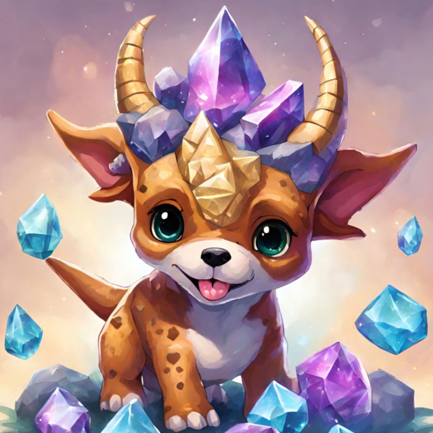 El perro Viriato, el dino Tito y los cristales mágicos