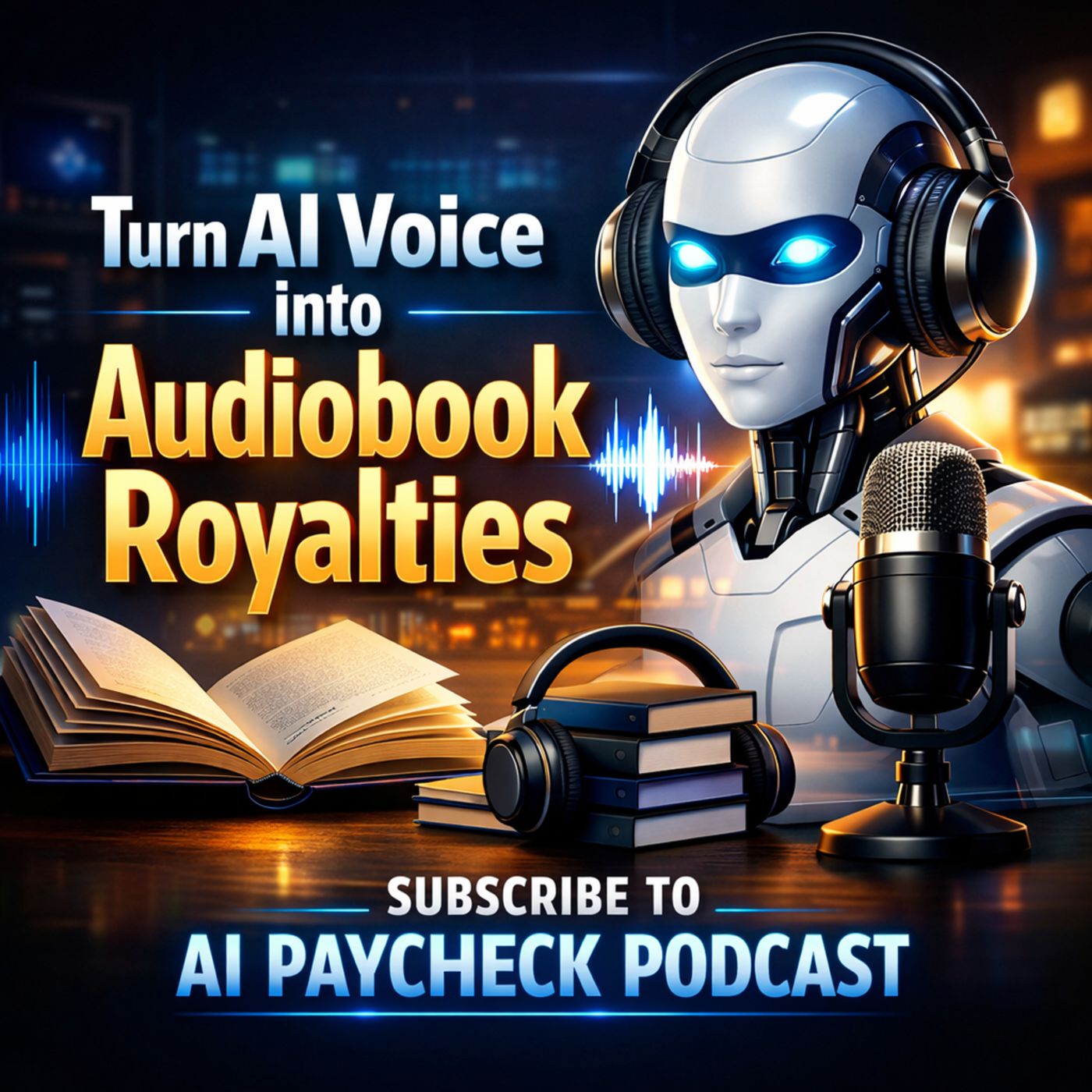 Turn AI Voice into Audiobook Royalties