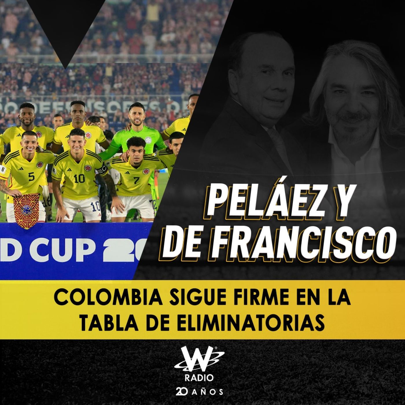 Colombia sigue firme en la tabla de Eliminatorias