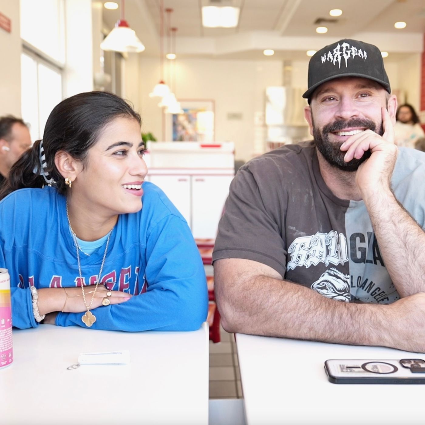 SARA & BRAD IN N OUT DATE