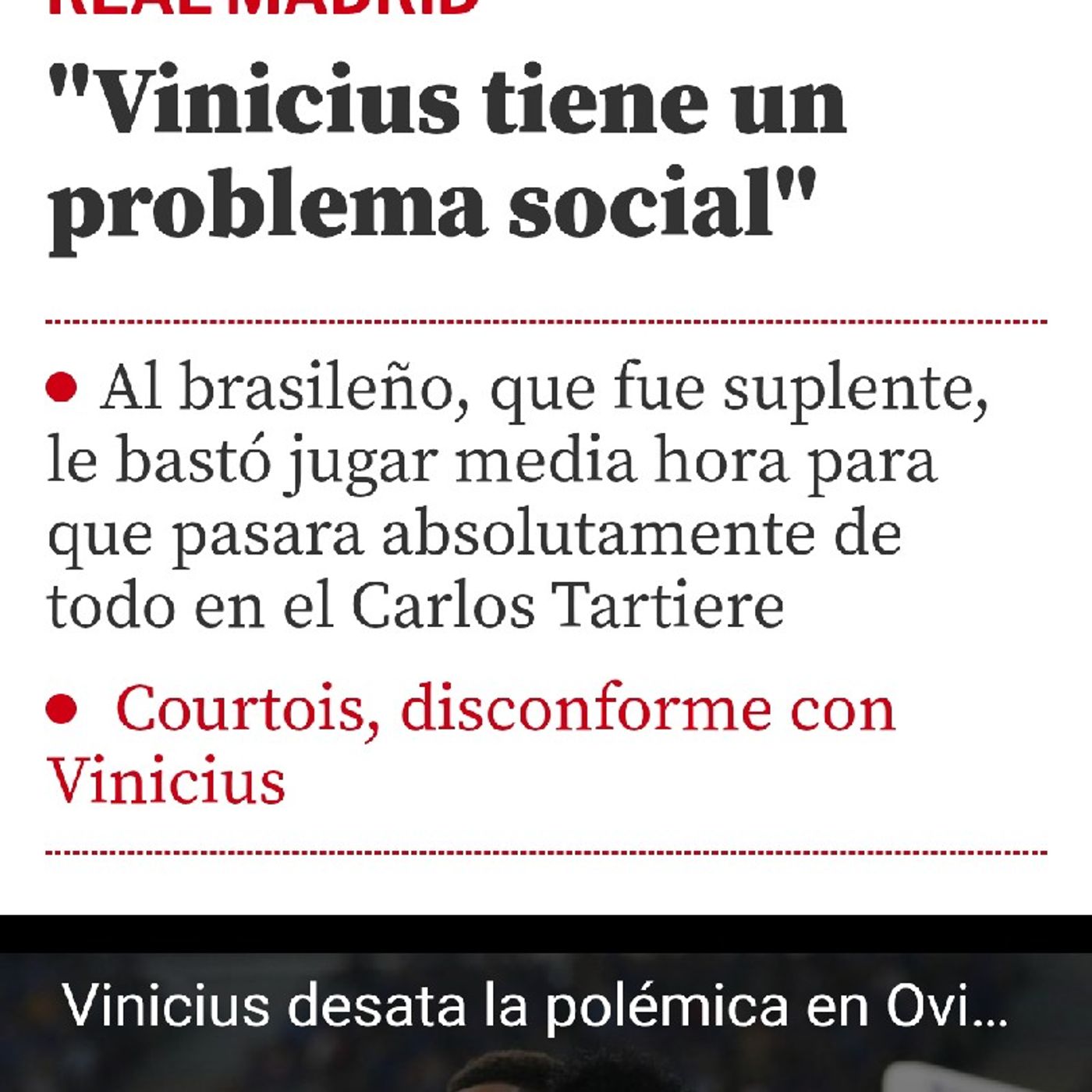 El problema del fútbol español se llama Vinicius Jr episode artwork