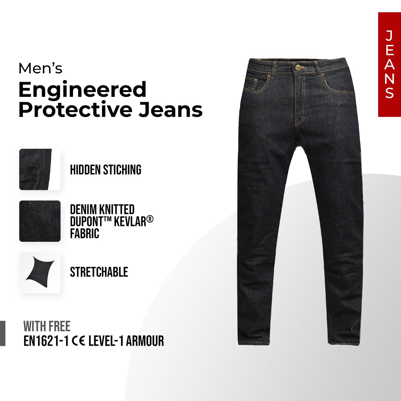 Men Kevlar Motorcycle Jeans – Stylish, Durable & Protective episode artwork