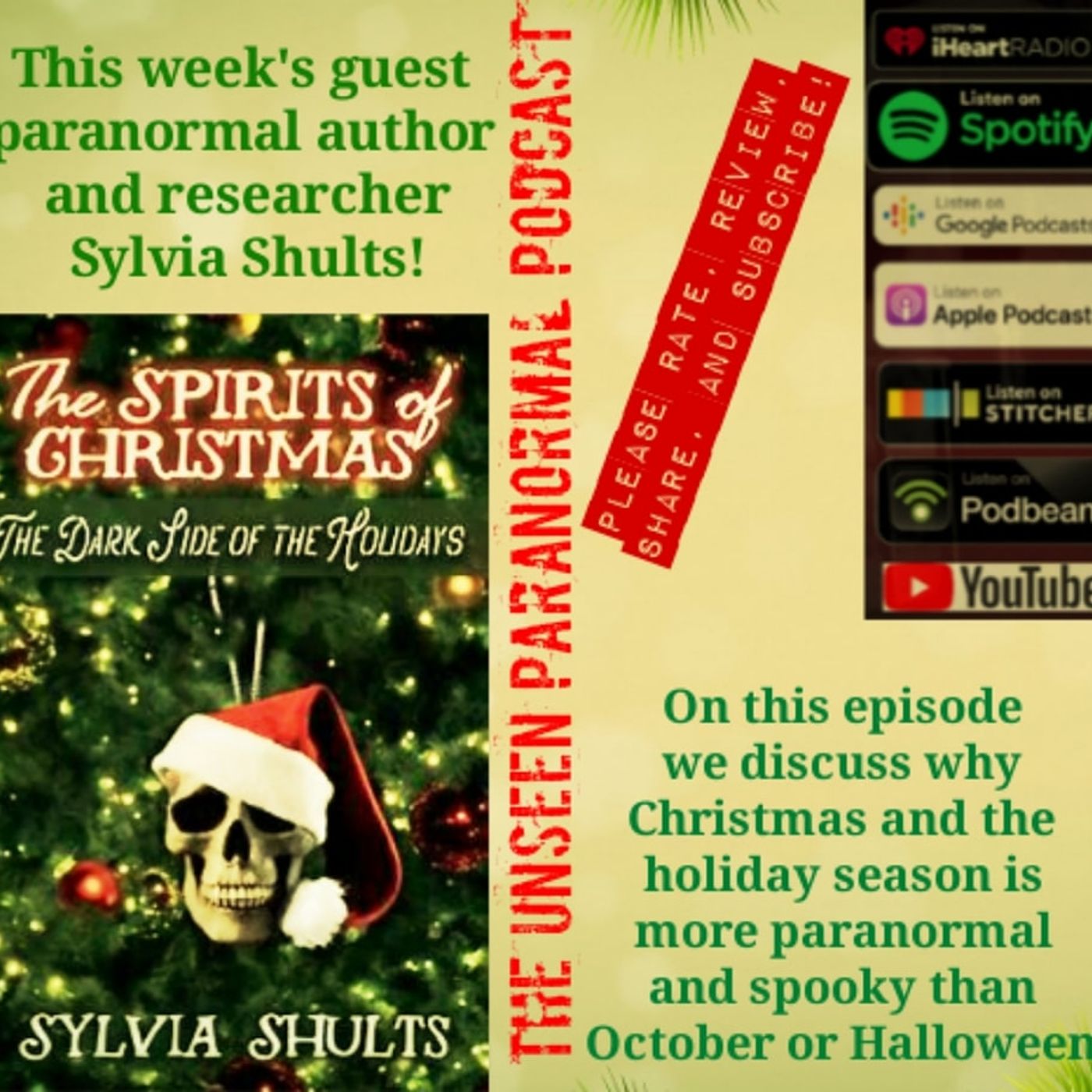 ”The Spirits of Christmas: The Dark Side of the Holidays” with Sylvia Shults episode artwork