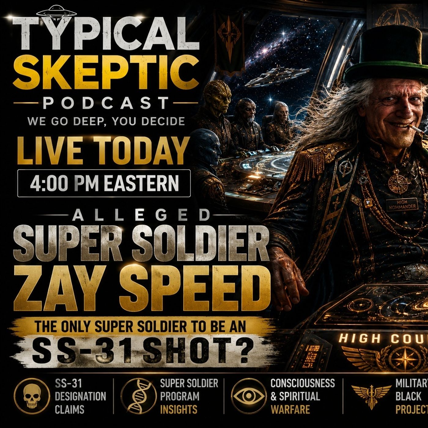 🛸 Alleged SSP Insider "Zay Speed" • SS-31 Claims • Super Soldier Testimony - TSP # 2717 episode artwork