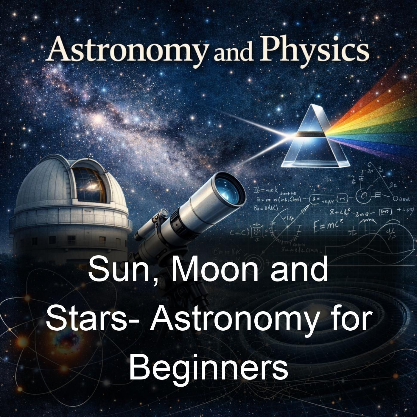 Sun, Moon and Stars- Astronomy for Beginners cover art