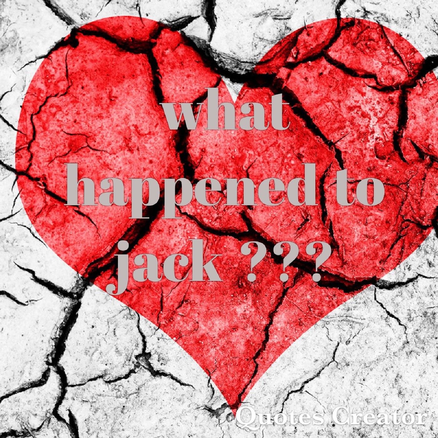 What happened to jack ???? cover art