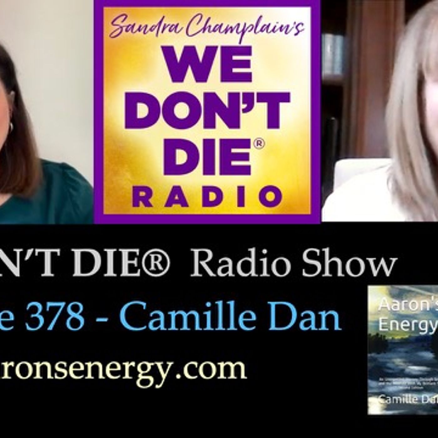 378  Camille Dan from aaronsenergy.com on the New Afterlife Anthology Book: Gathering at the Doorway episode artwork