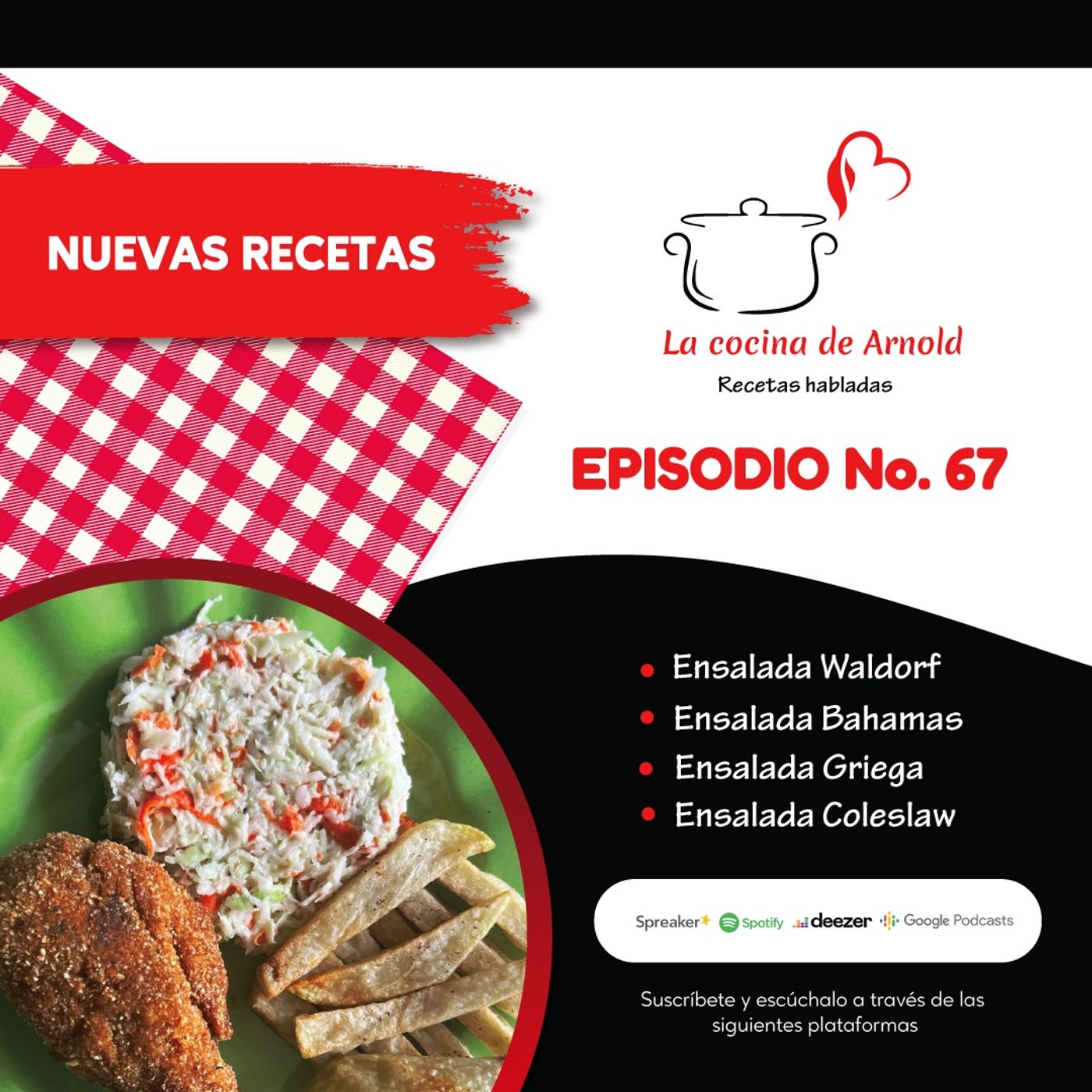 La cocina de Arnold, recetas habladas