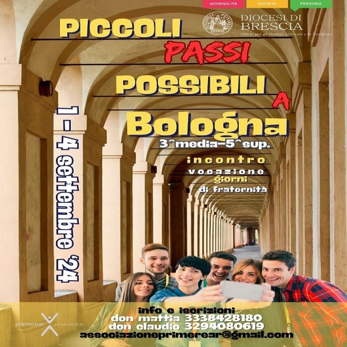 Piccoli Passi Possibili, adolescenti in visita a Bologna: intervista a don Mattia Cavazzoni  -  23 agosto 2024 episode artwork