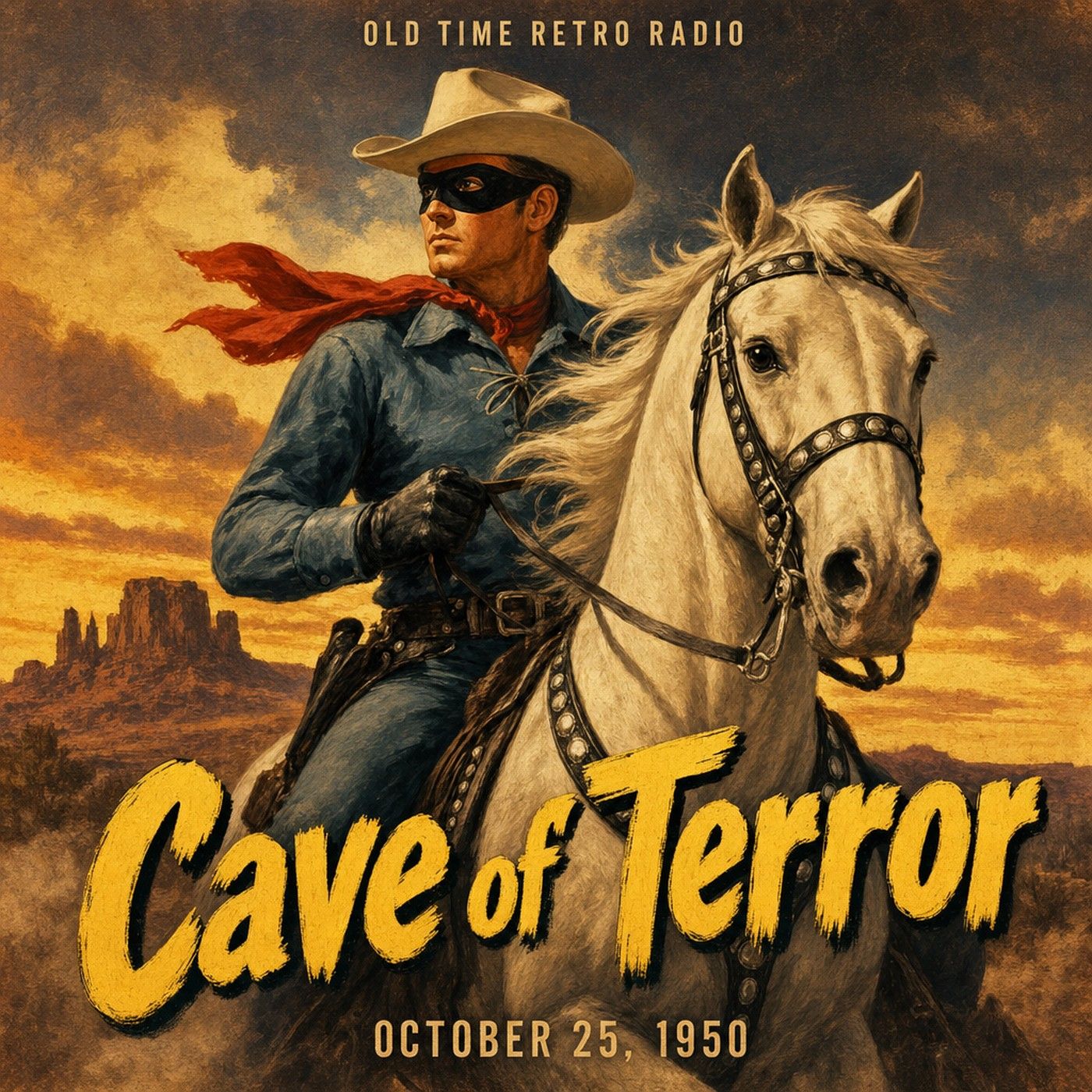 The Lone Ranger - "Cave of Terror" (Old Time Radio, 1950) episode artwork