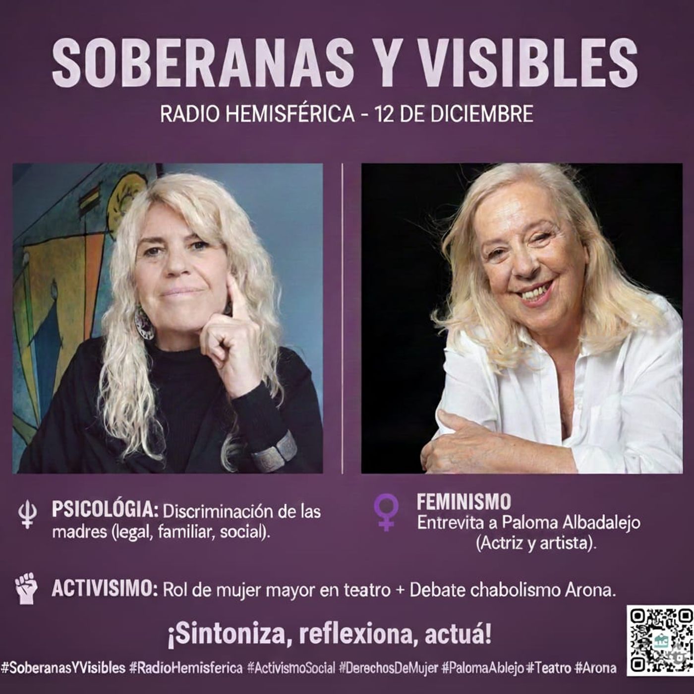 Radio Hemisférica - María José Belda - Soberanas y Visibles