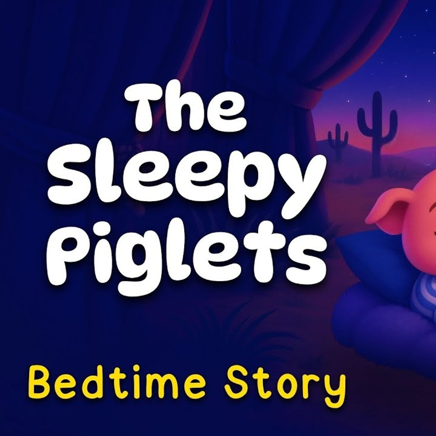 The Sleepy Piglets _ The Diner Cats   COZY Bedtime Story for Kids  with Potato _ Beans episode artwork