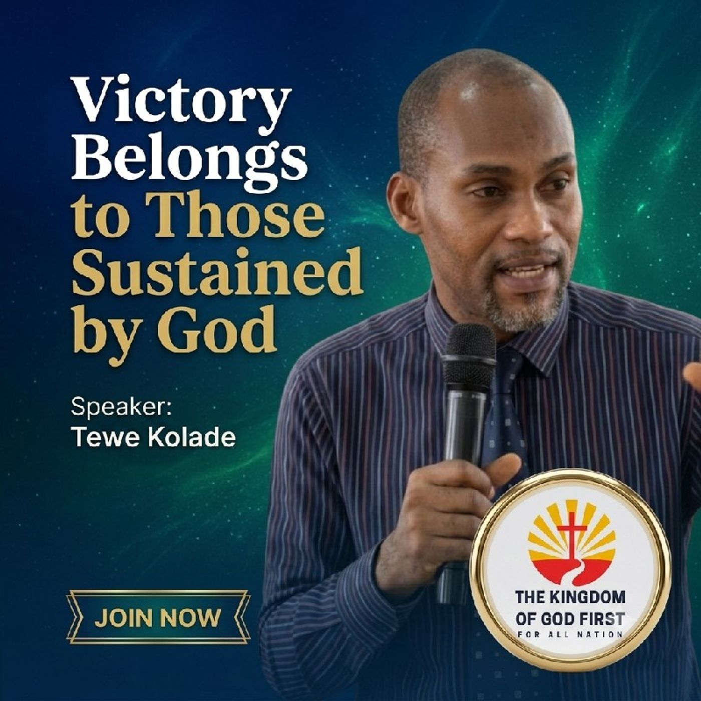 VICTORY BELONGS TO THOSE SUSTAINED BY GOD episode artwork