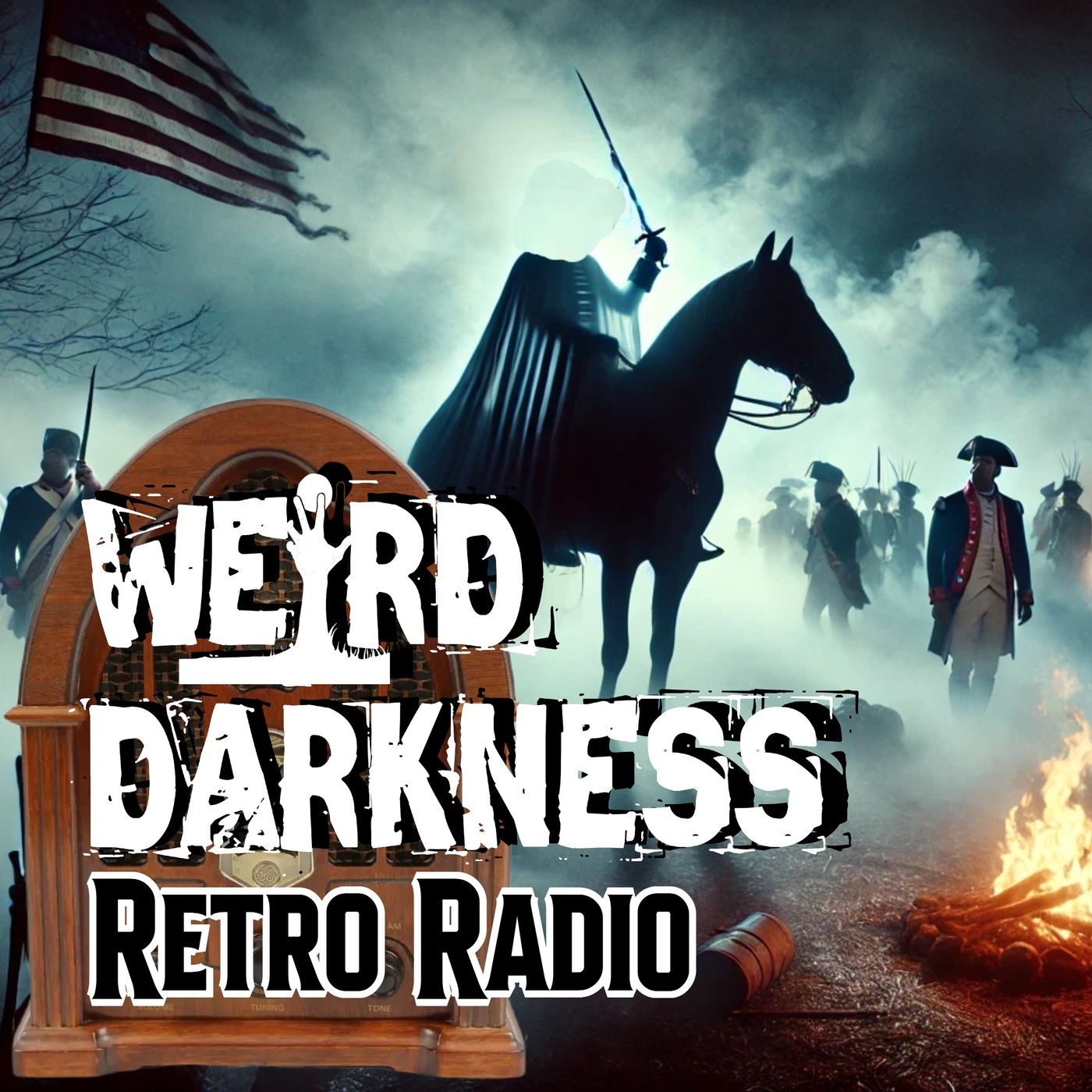 GEORGE WASHINGTON Wages Spiritual BATTLE With a HEADLESS HESSIAN! #RetroRadio EP0325 #WeirdDarkness - podcast episode cover