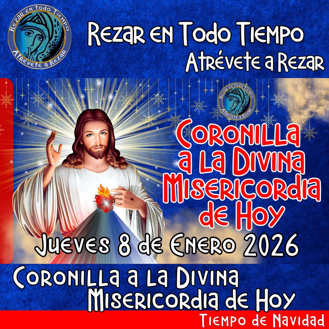 Coronilla a la Divina Misericordia de Hoy Jueves 8 de Enero 2026. 🙏 episode artwork