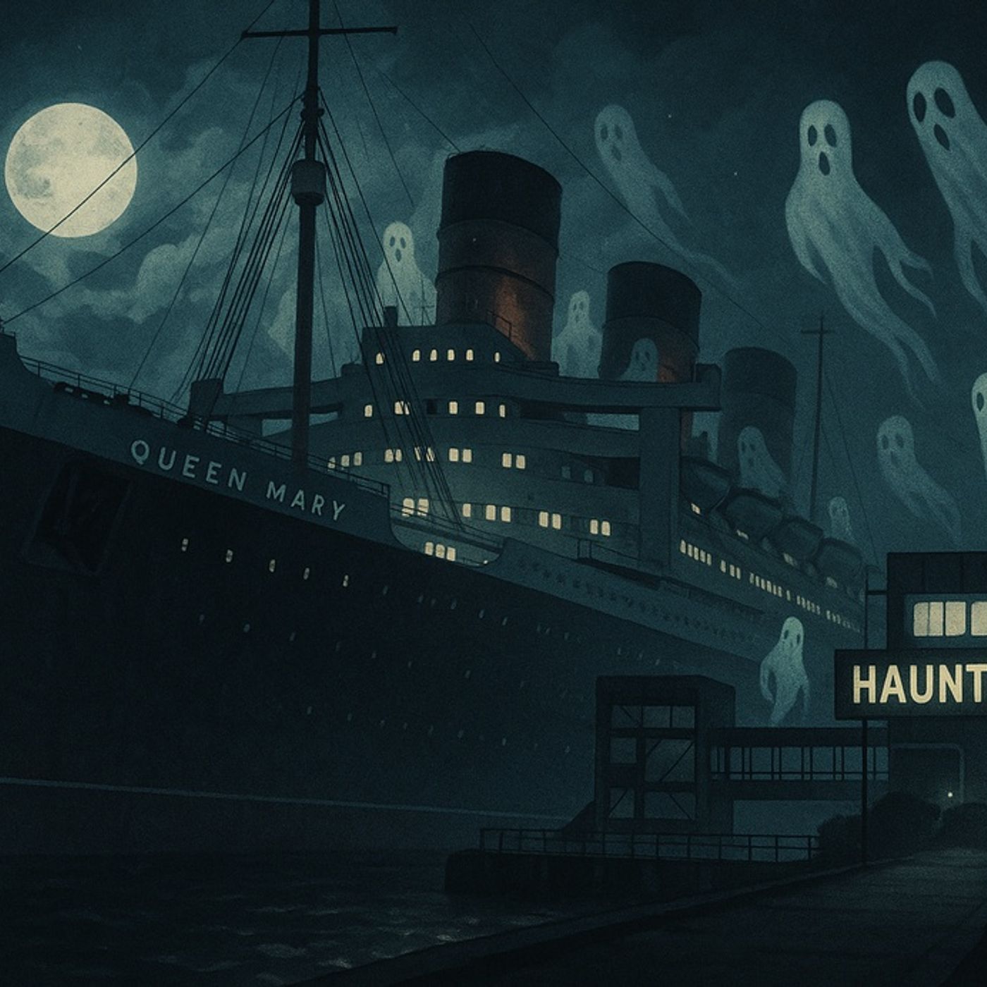 Rob McConnell Interviews - NICOLE D STRICKLAND - The Haunted RMS Queen Mary episode artwork