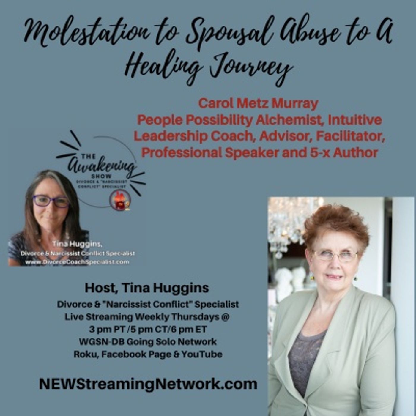 Molestation to Spousal Abuse to A Healing Journey
