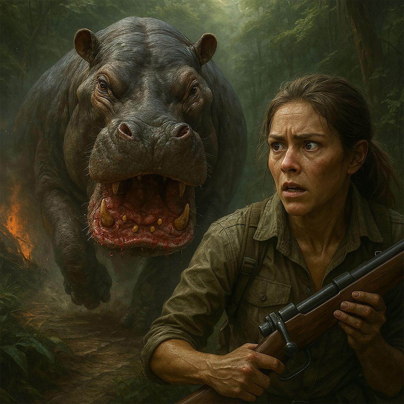 Ep.335 – Stay Hungry - Hippo Horror in the Colombian Jungle!