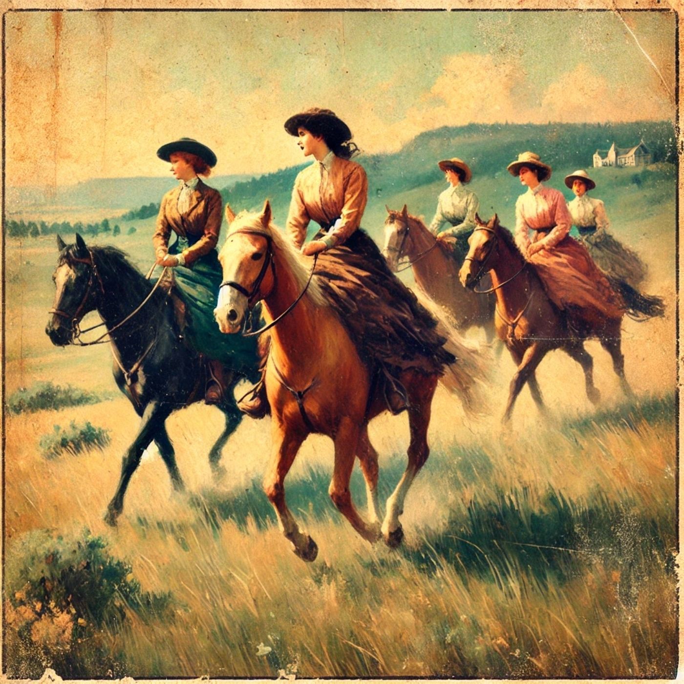 Outdoor Girls in the Saddle