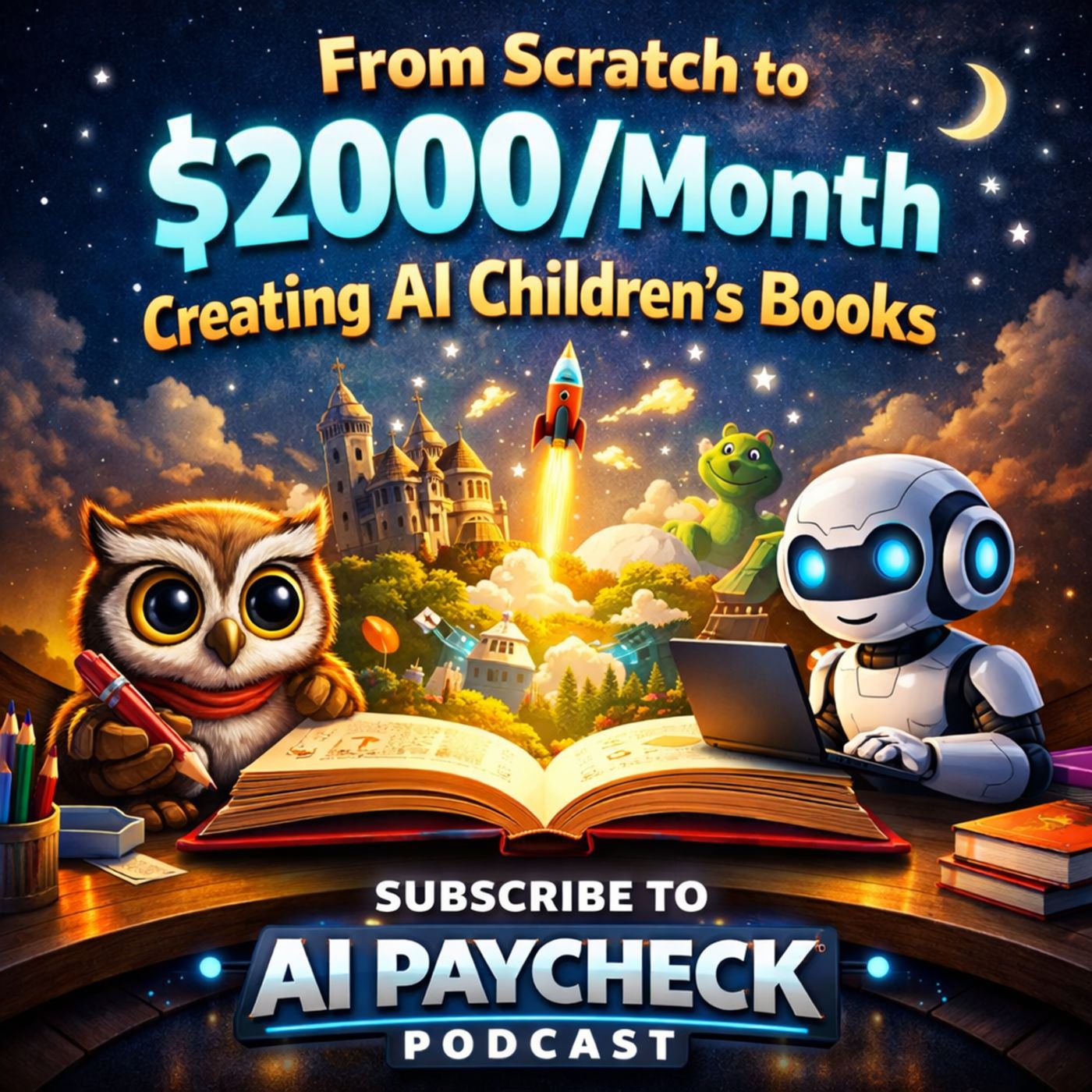 From Scratch to $2000 per Month Creating AI Children Books