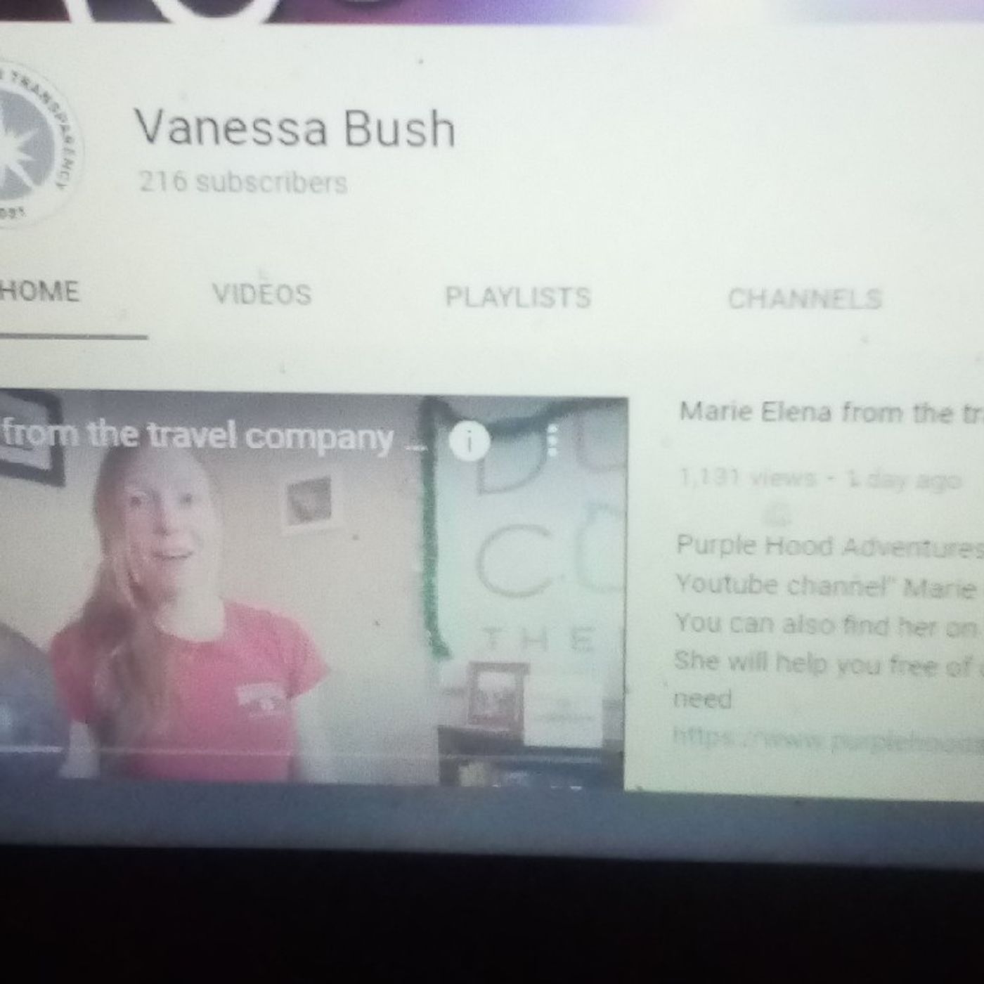 Marie E from purple hood travel audio sample of our 11 audibles