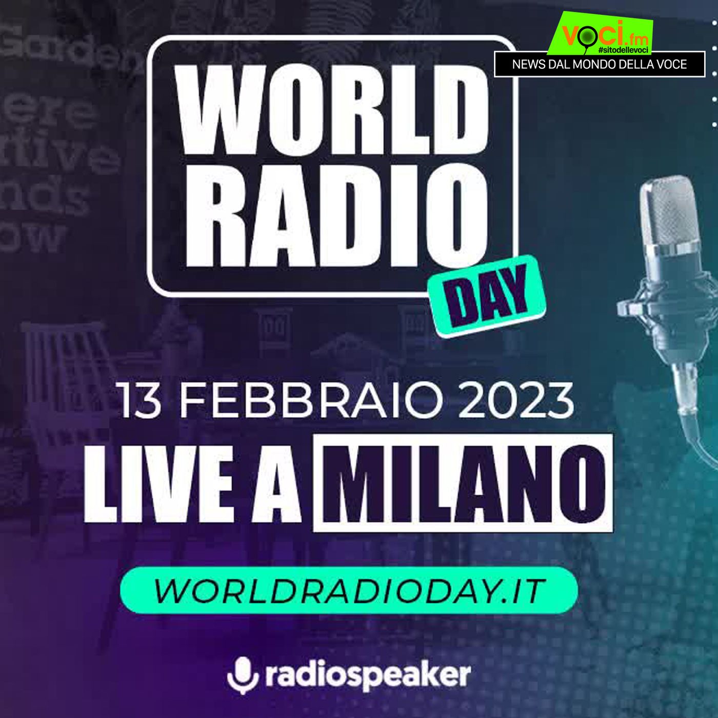 Clicca PLAY e ascolta la news WORLD RADIO DAY, EVENTO LIVE A MILANO episode artwork