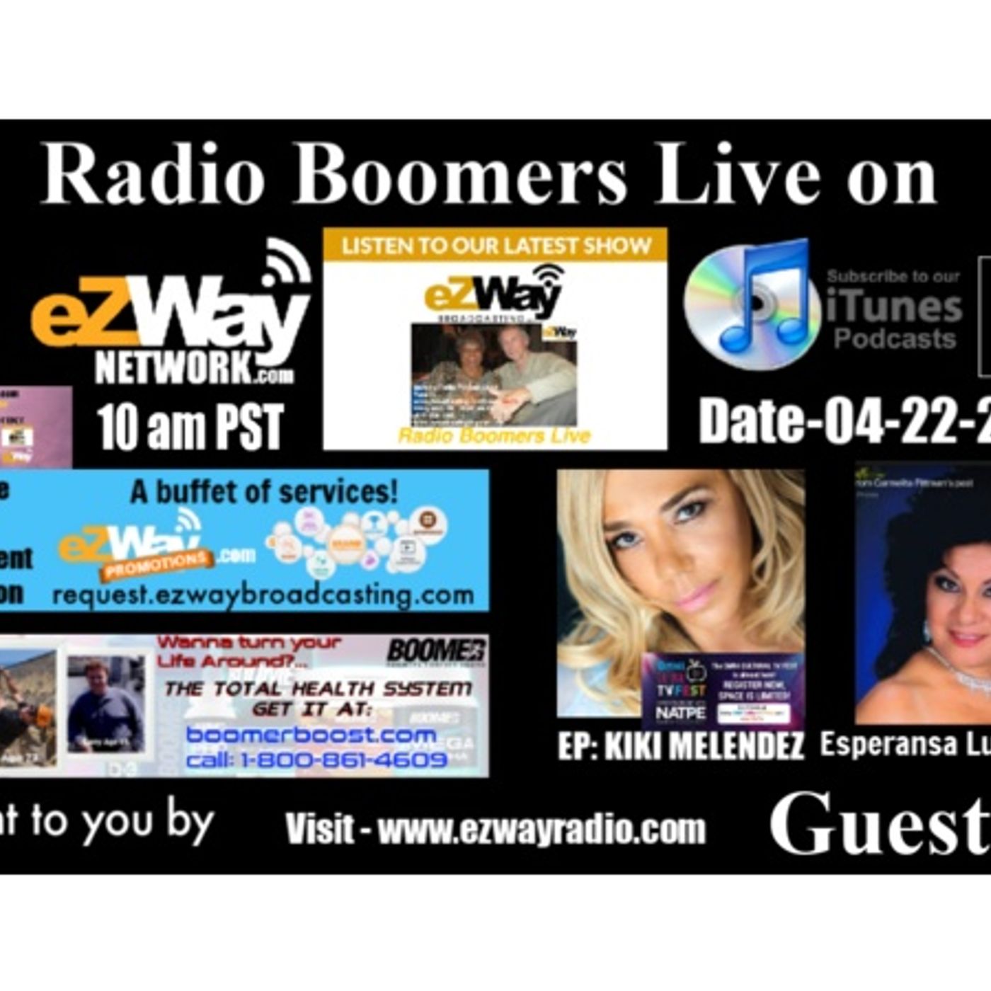 Radio Boomers Live S8 Ep 29 Feat. Kiki Melendez & Esperansa Luna-Melton episode artwork