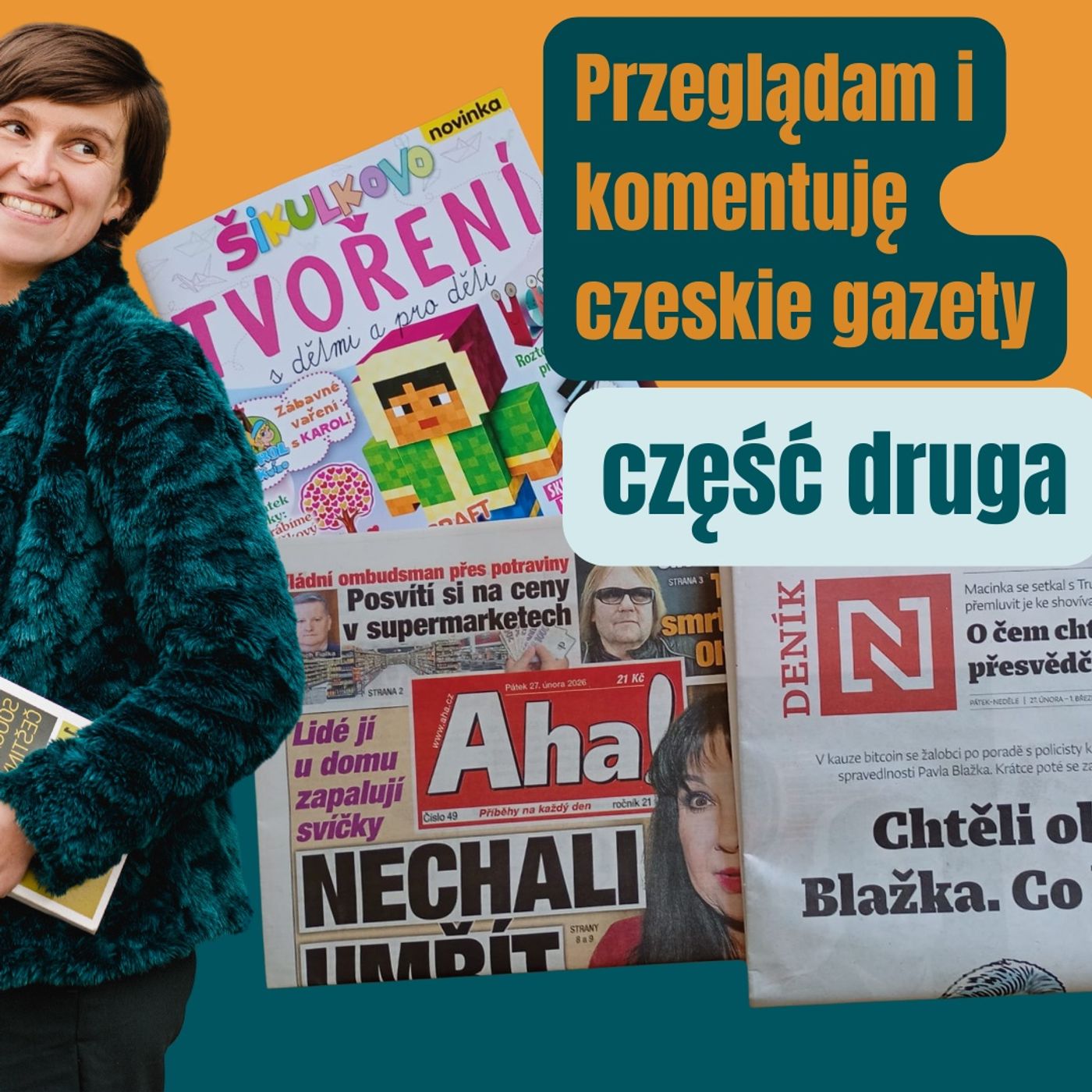 157: Przeglądam i komentuję 3 zupełnie różne czeskie gazety. Nauka czeskiego. episode artwork