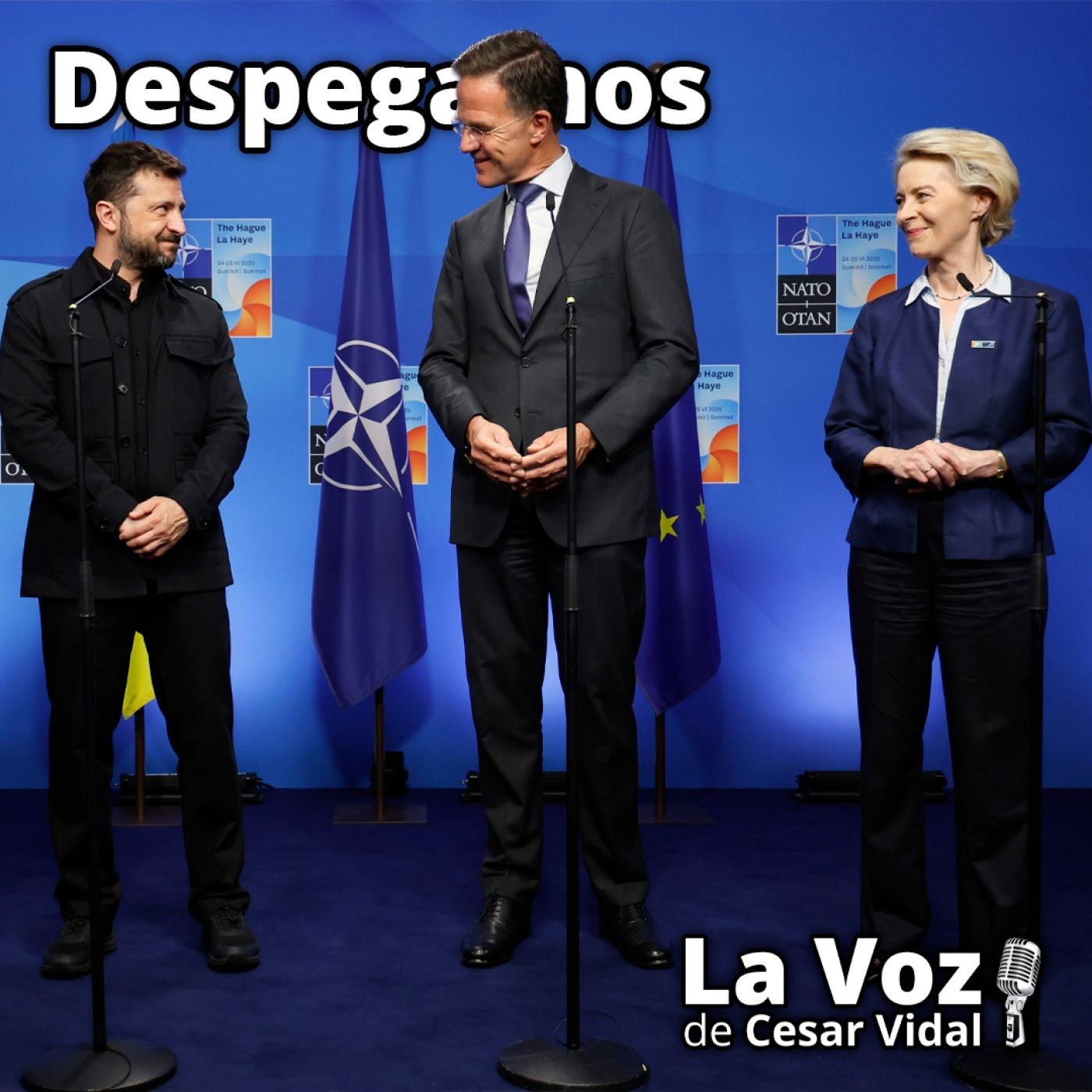 Despegamos: Mentiras de paz, cumbre OTAN, guerra civil PSOE, rescate renovable y China toma África - 24/06/25 episode artwork
