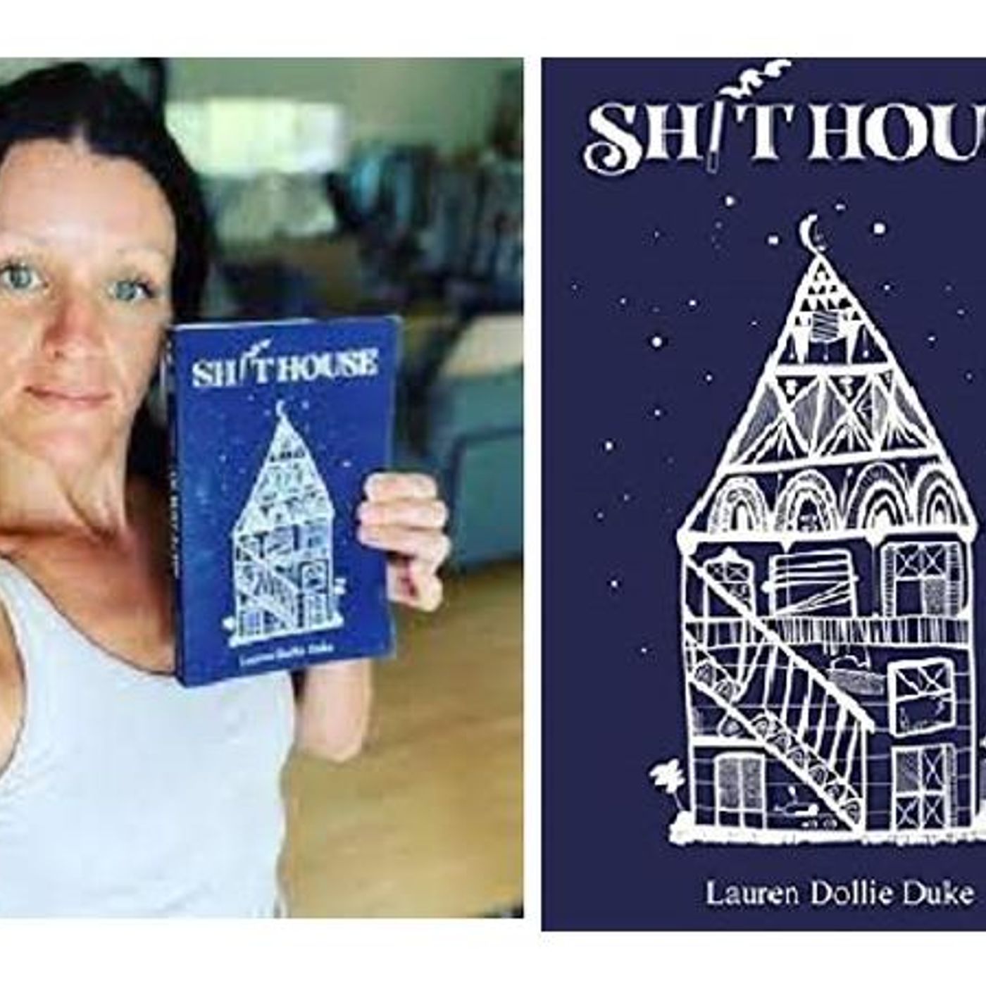 Author Lauren  Dollie Duke talks Sh!thouse on #ConversationsLIVE episode artwork