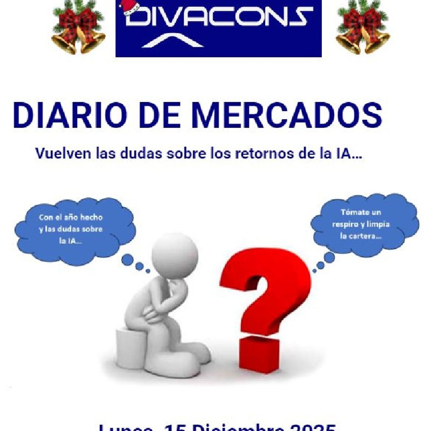 PODCAST en abierto DIARIO DE MERCADOS Lunes 15 Dic 2025