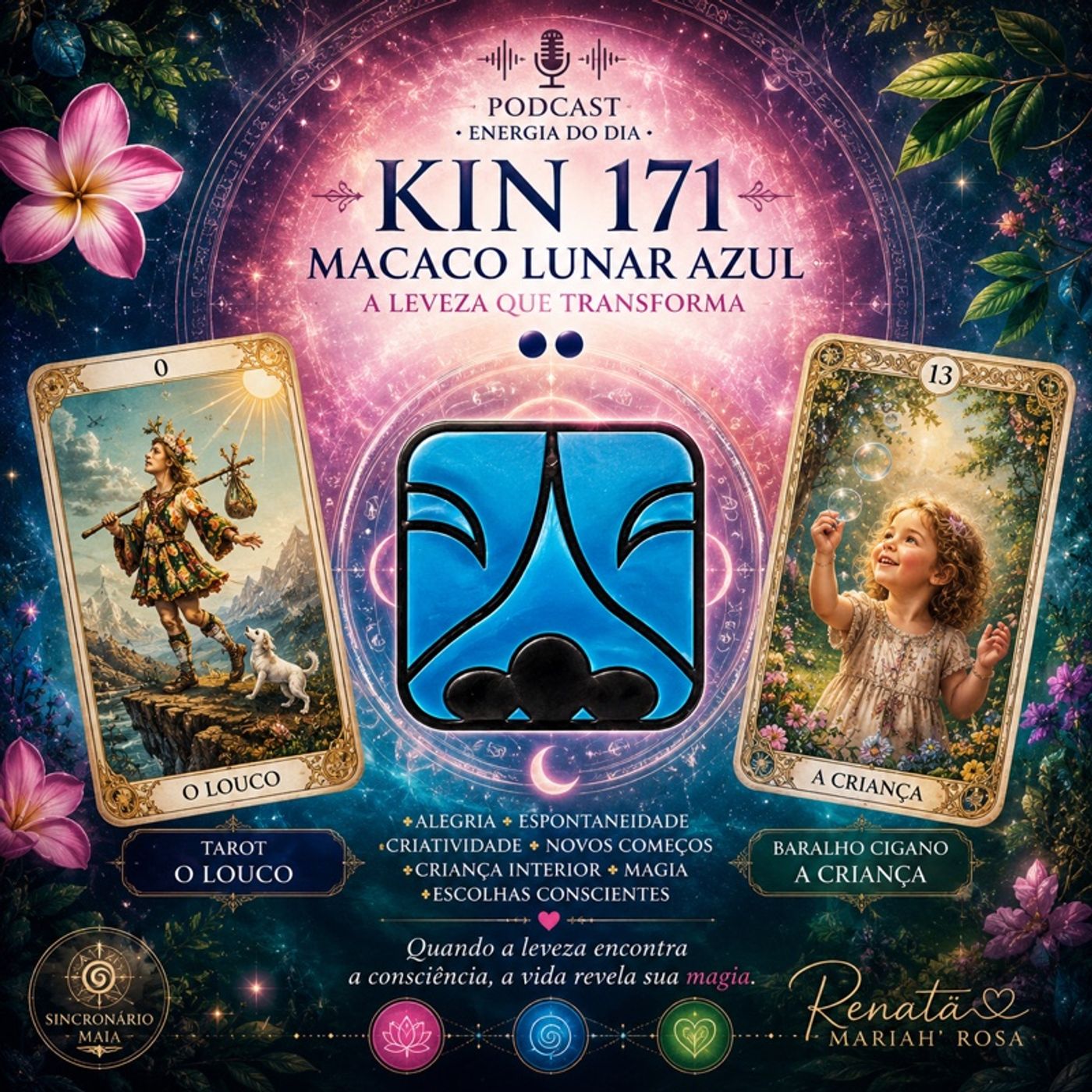 Energia do Dia  Kin 171 – Macaco Lunar Azul episode artwork