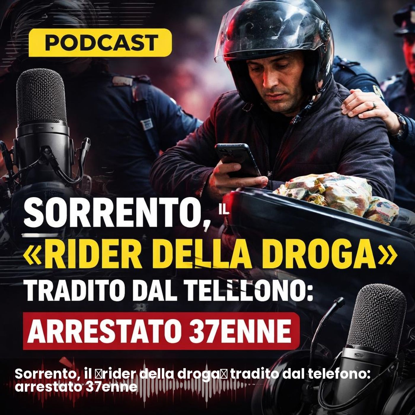 Sorrento, il «rider della droga» tradito dal telefono: arrestato 37enne episode artwork