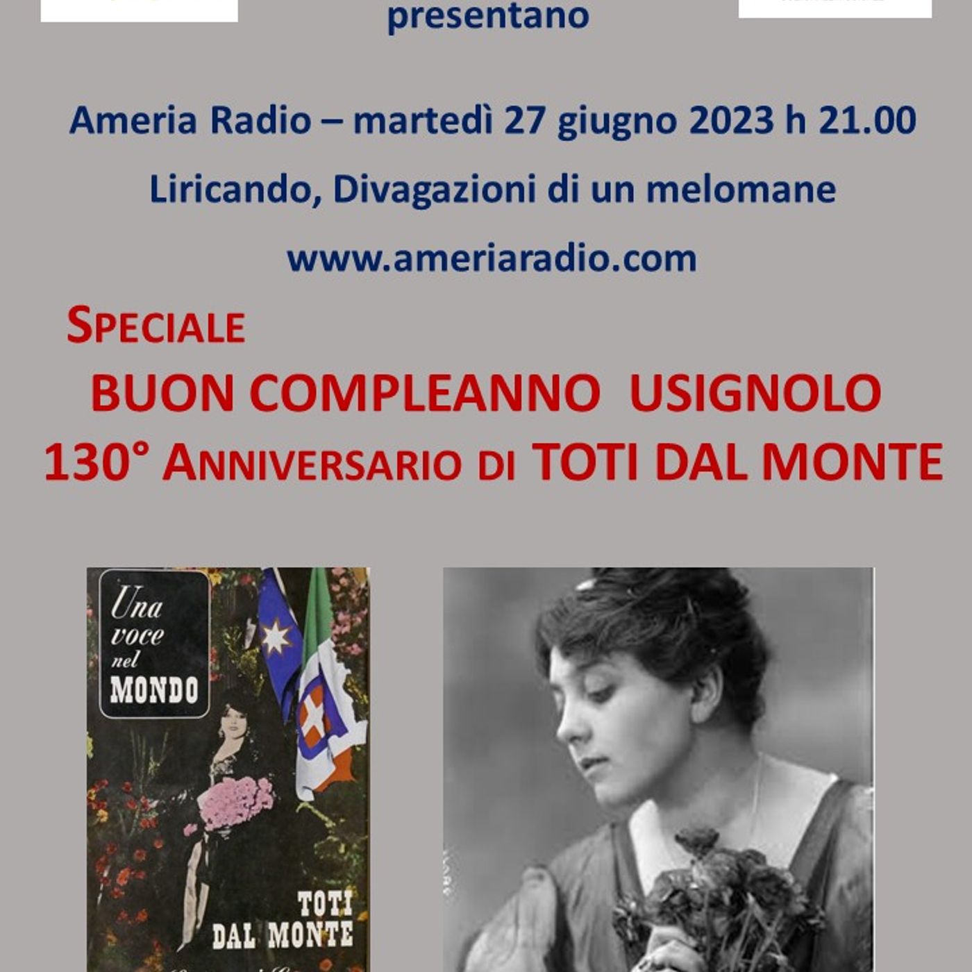LIRICANDO SPECIALE – Buon Compleanno Usignolo 130° anniversario di Toti dal Monte episode artwork