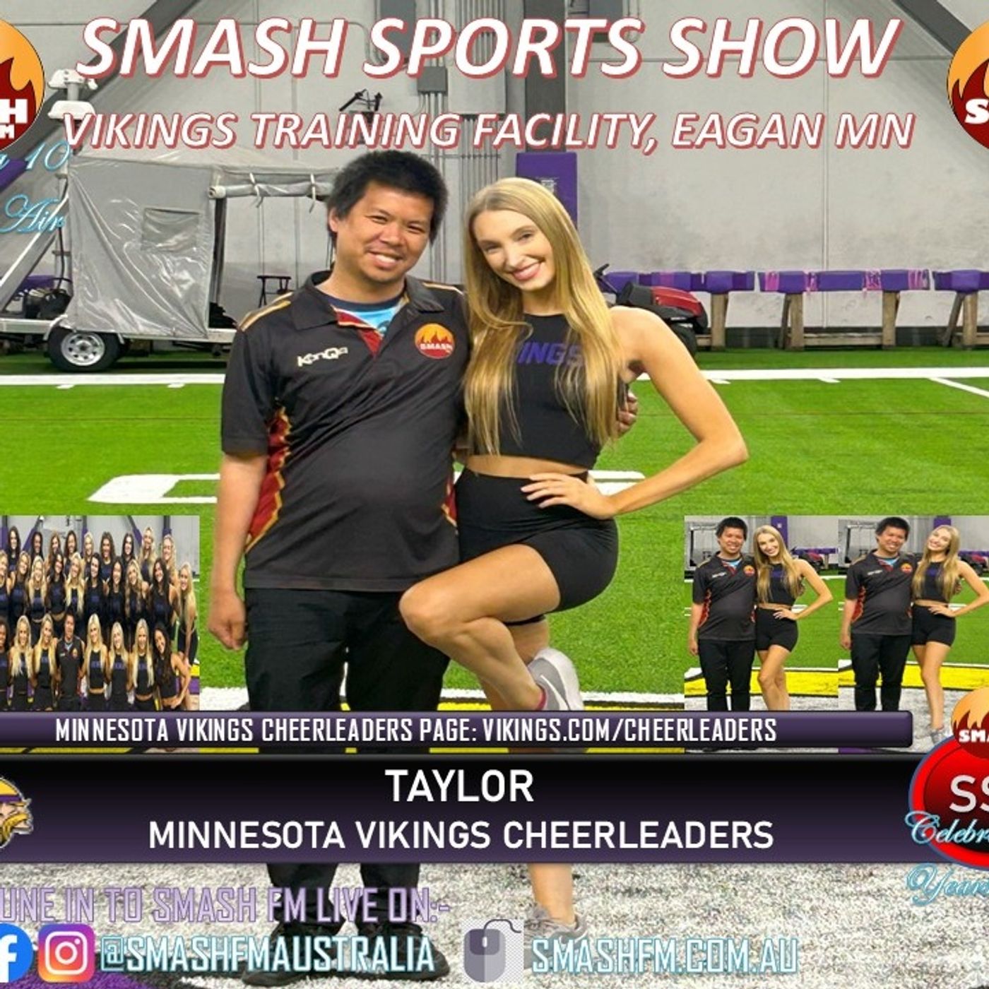 SSS10THYR: Minnesota Vikings Cheerleaders Taylor Interviews 071124