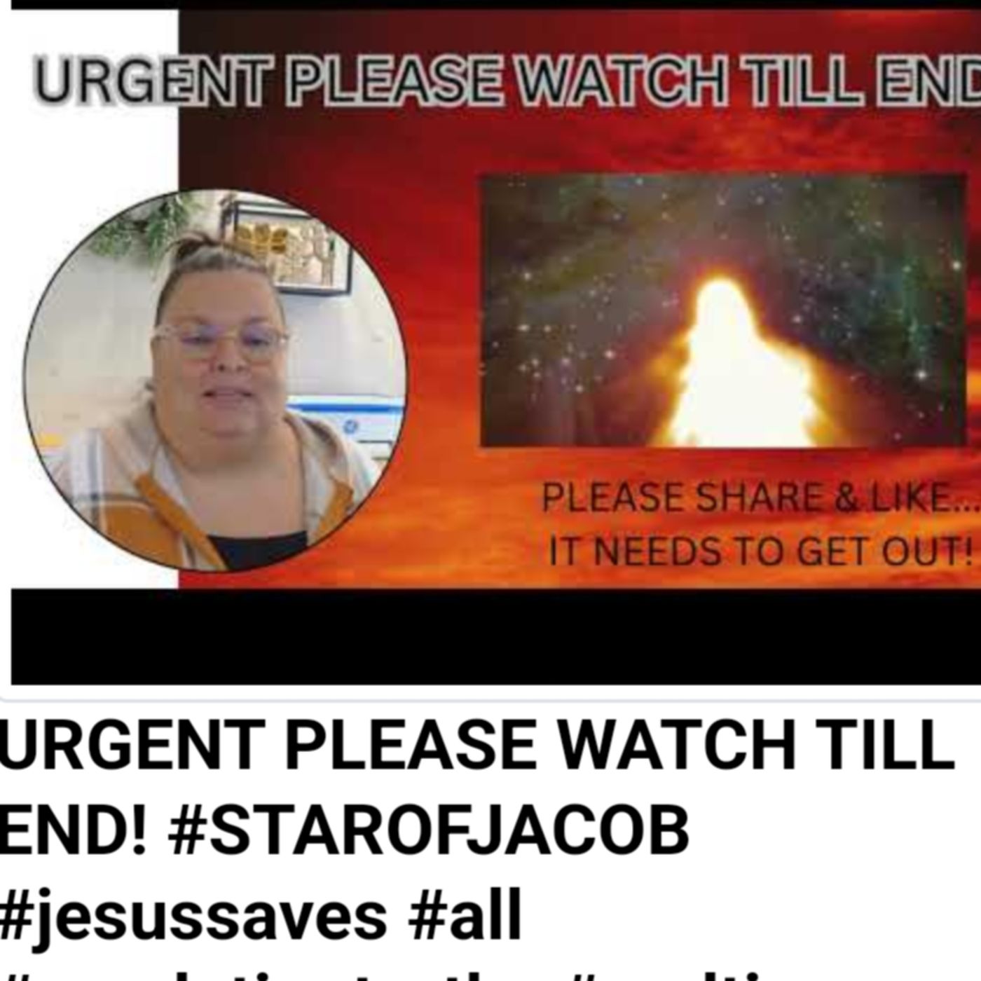 URGENT PLEASE WATCH TILL END! #STAROFJACOB #jesussaves #all #revelationtruths #endtimes #space #word episode artwork
